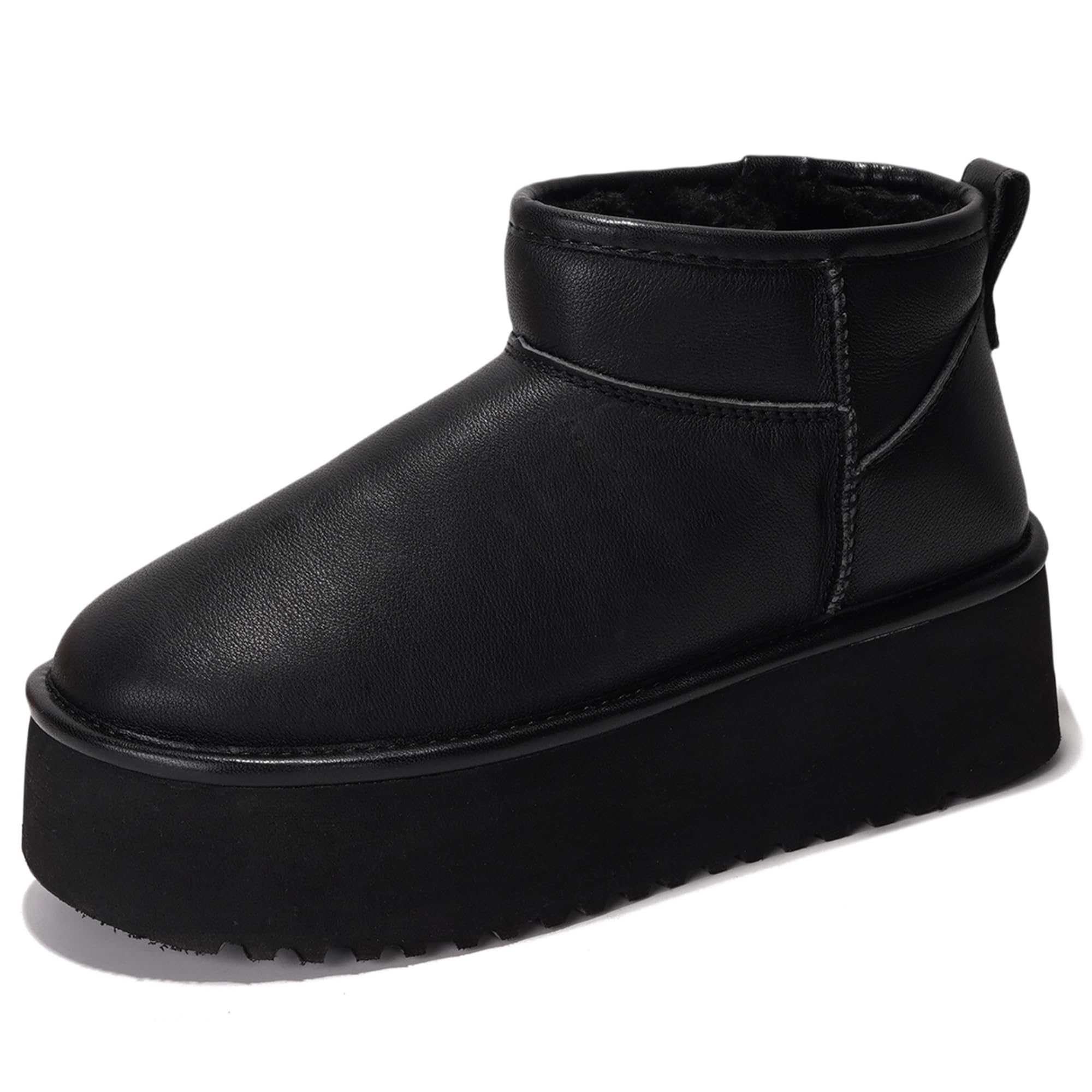 Project Cloud 100% Genuine Leather Ankle Boots for Women - Anti-Slip Memory Foam Insole Womens Boots - Lightweight Winter Womens Shoes, Ankle Booties for Women (Huggy)